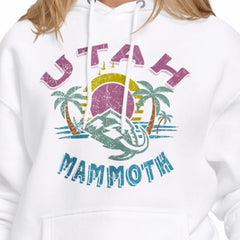 Utah Mammoth Starter Women's Tonal Beach Hoodie - White - NHL 204013664