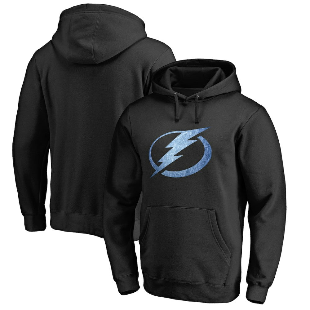 Tampa Bay Lightning Rinkside Pond Hockey Pullover Hoodie - Black - NHL 2229573