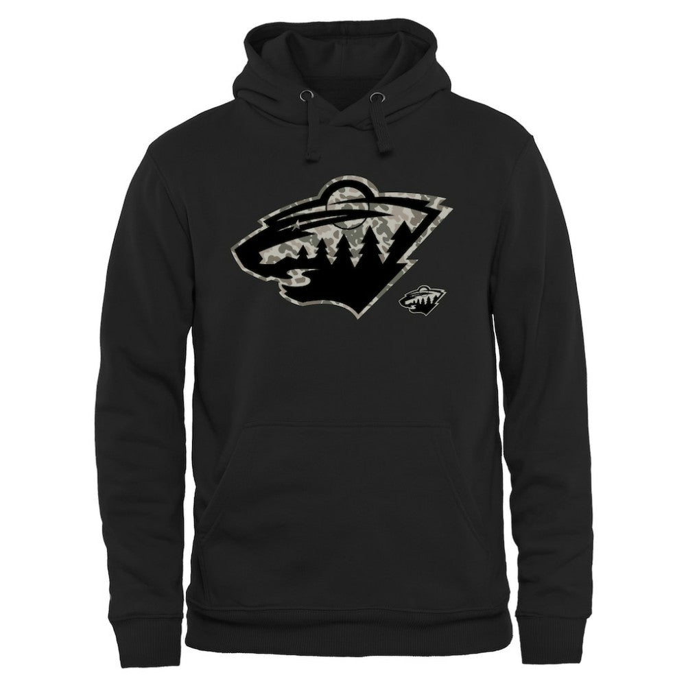 Minnesota Wild Rink Warrior Pullover Hoodie - Black - NHL 2265433