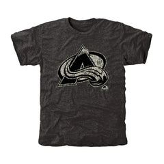 Men's Colorado Avalanche Black Rink Warrior Tri-Blend T-Shirt - NHL 2265456