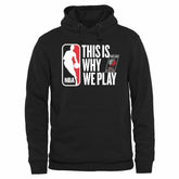 Portland Trail Blazers This Is Why We Play Pullover Hoodie Black