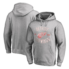 Detroit Red Wings Heritage Pullover Hoodie - Ash - NHL 2376410