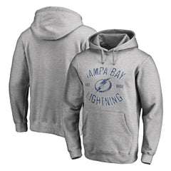 Tampa Bay Lightning Heritage Pullover Hoodie - Ash - NHL 2376428