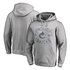 Vancouver Canucks Heritage Pullover Hoodie - Ash - NHL 2376430