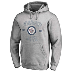 Winnipeg Jets Heritage Pullover Hoodie - Ash - NHL 2376432