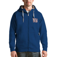New York Giants Antigua Victory Full-Zip Hoodie Royal