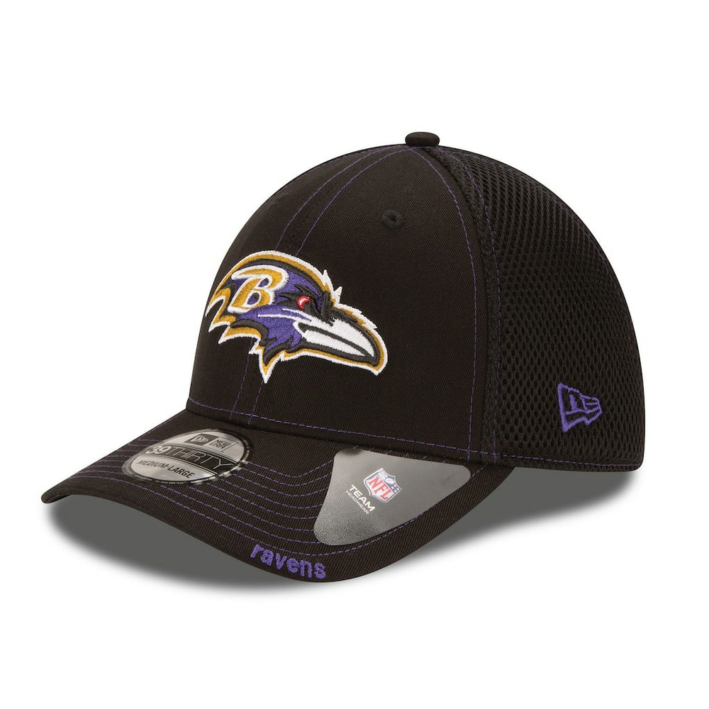 Baltimore Ravens New Era Neo 39THIRTY Flex Hat Black -