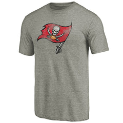 Tampa Bay Buccaneers Distressed Team T-Shirt Ash