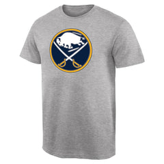 Buffalo Sabres Team Primary Logo T-Shirt - Ash - NHL 2484616