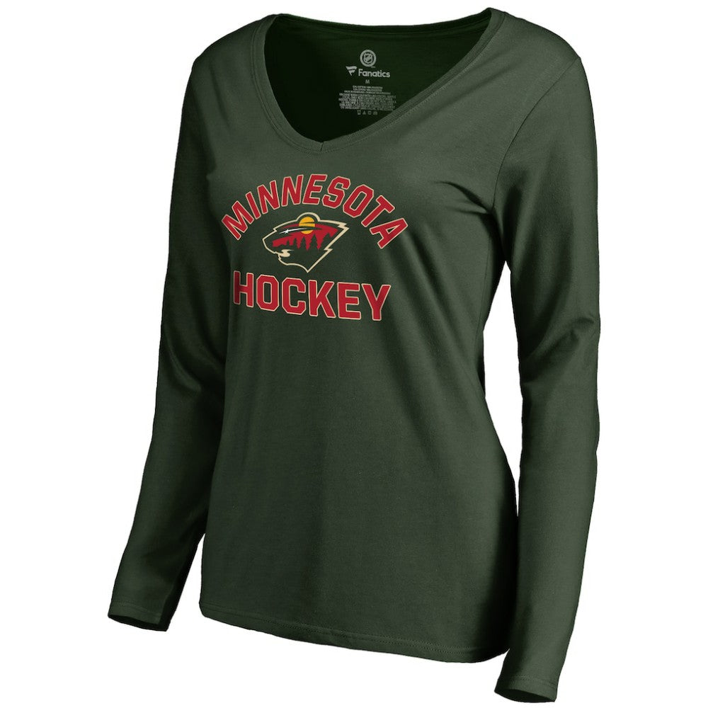 Minnesota Wild Women's Overtime Long Sleeve T-Shirt - Green - NHL 2516012