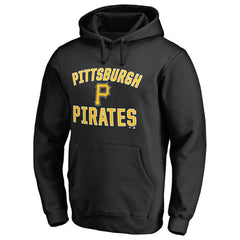 Pittsburgh Pirates Victory Arch Pullover Hoodie - Black - MLB Discount