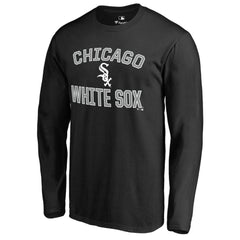 Chicago White Sox Victory Arch Long Sleeve T-Shirt - Black - MLB Lifestyle
