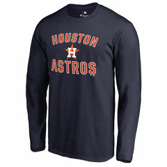 Houston Astros Victory Arch Long Sleeve T-Shirt - Navy - MLB Online