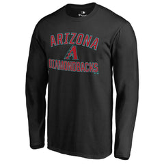 Arizona Diamondbacks Victory Arch Long Sleeve T-Shirt - Black - MLB Discount