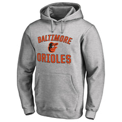 Baltimore Orioles Victory Arch Pullover Hoodie - Ash - MLB Discount