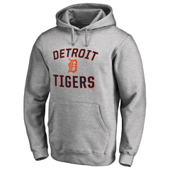 Detroit Tigers Victory Arch Pullover Hoodie - Ash - MLB Sale