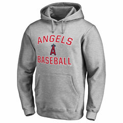 Los Angeles Angels Victory Arch Pullover Hoodie - Ash - MLB Discount