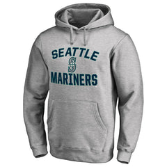 Seattle Mariners Victory Arch Pullover Hoodie - Ash - MLB Sale