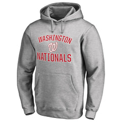 Washington Nationals Victory Arch Pullover Hoodie - Ash - MLB Online