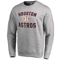 Houston Astros Victory Arch Pullover Sweatshirt - Ash - MLB Lifestyle