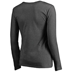New York Giants Women's Team Logo Long Sleeve T-Shirt Heathered Gray