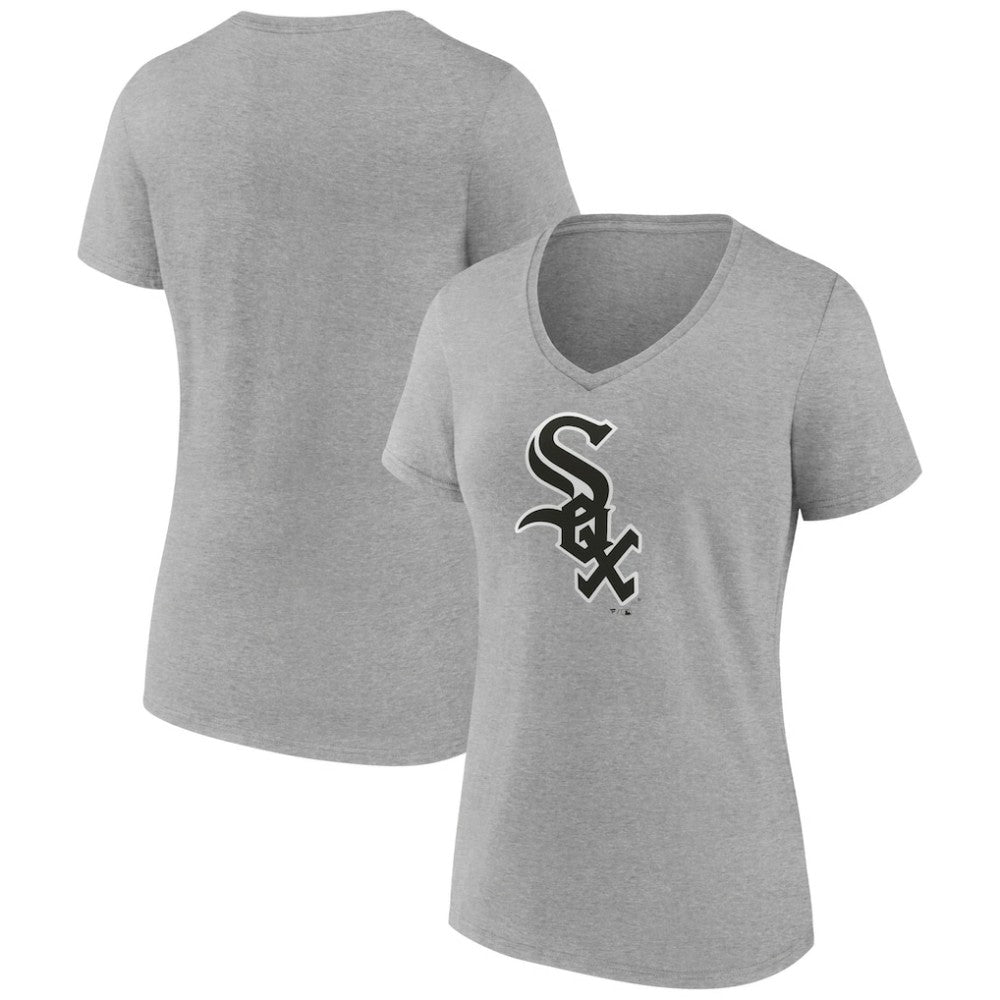 Chicago White Sox Women's Secondary Color Primary Logo T-Shirt - Ash - MLB Online