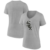 Chicago White Sox Women's Secondary Color Primary Logo T-Shirt - Ash - MLB Online