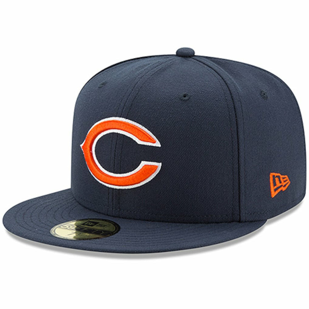 Chicago Bears New Era Omaha 59FIFTY Fitted Hat Navy