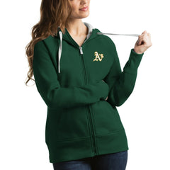 Athletics Antigua Women's Victory Full-Zip Hoodie - Green - MLB Online