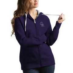 Colorado Rockies Antigua Women's Victory Full-Zip Hoodie - Purple - MLB on Sale