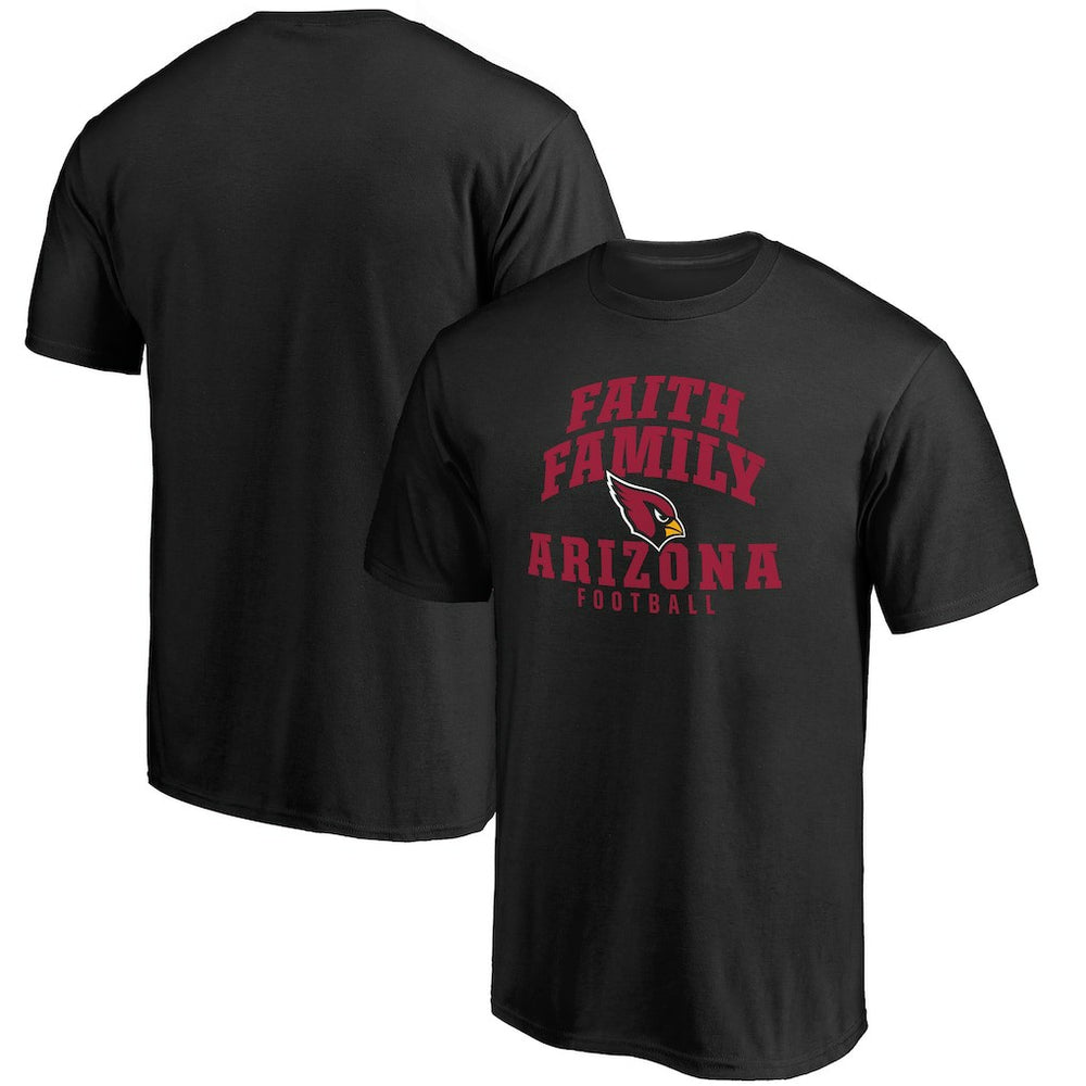 Arizona Cardinals Faith Family T-Shirt Black