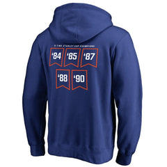 Edmonton Oilers Raise the Banner Pullover Hoodie - Royal - NHL 2561168