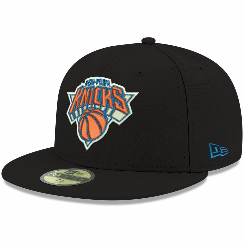 New York Knicks Team Color 59FIFTY Fitted Hat Black | New Era US