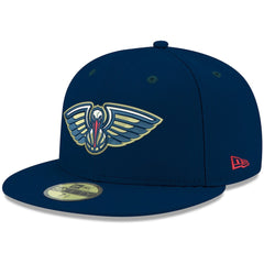 New Orleans Pelicans Team Color 59FIFTY Fitted Hat Navy | New Era outlet