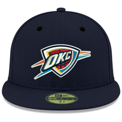 Oklahoma City Thunder Team Color 59FIFTY Fitted Hat Navy | New Era Lifestyle