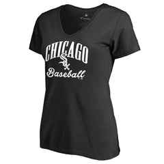Chicago White Sox Women's Victory Script T-Shirt - Black - MLB Sale