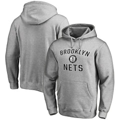 Brooklyn Nets Victory Arch Pullover Hoodie Ash