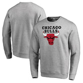 Chicago Bulls Primary Logo Sweatshirt Heathered Gray
