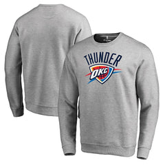 Oklahoma City Thunder Primary Logo Sweatshirt Heathered Gray