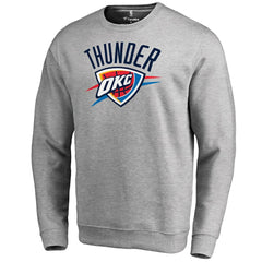 Oklahoma City Thunder Primary Logo Sweatshirt Heathered Gray