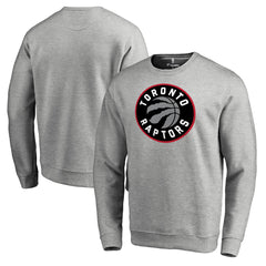 Toronto Raptors Primary Logo Sweatshirt Heathered Gray