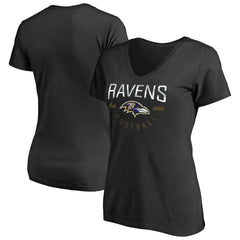 Baltimore Ravens Women's Live For It T-Shirt Black