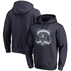 New York Yankees Police Badge Pullover Hoodie - Navy - MLB Discount