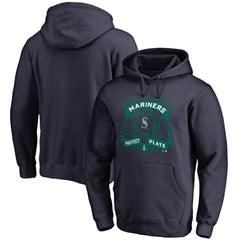 Seattle Mariners Police Badge Pullover Hoodie - Navy - MLB Lifestyle