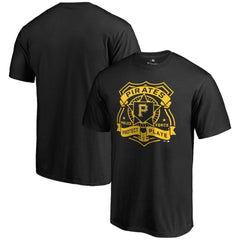 Pittsburgh Pirates Police Badge T-Shirt - Black - MLB Online