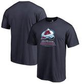 Colorado Avalanche Team Lockup T-Shirt - Navy - NHL 2603138