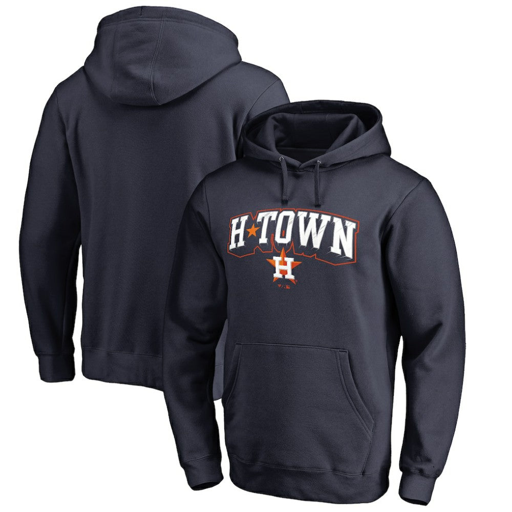 Houston Astros H Town Hometown Pullover Hoodie - Navy - MLB Discount