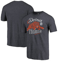 Detroit Tigers Tiger Claw Hometown Tri-Blend T-Shirt - Navy - MLB Discount