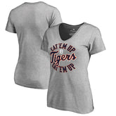 Detroit Tigers Women's Eat Em Up Hometown T-Shirt - Ash - MLB Sale