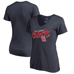 St. Louis Cardinals Women's The Cards Hometown T-Shirt - Navy - MLB on Sale